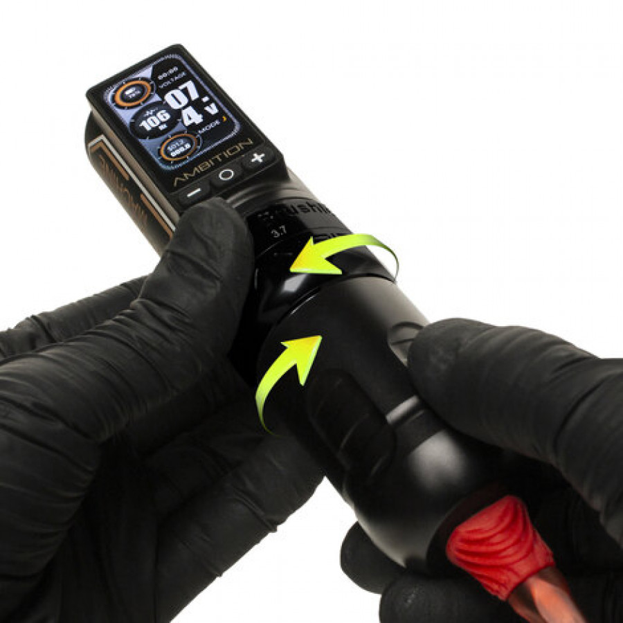 Беспроводная тату машинка Ambition Ninja Max 280 Black