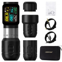 Тату машинка Ambition Zetton Pro 4.0мм + 3.5мм - Silver