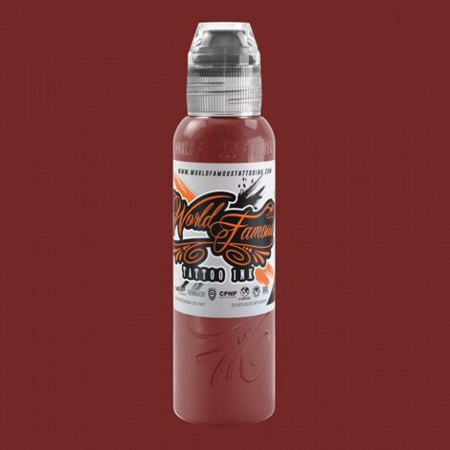 Краска World Famous Tattoo Ink Dima NBK - Fire Red #3 - 30 мл