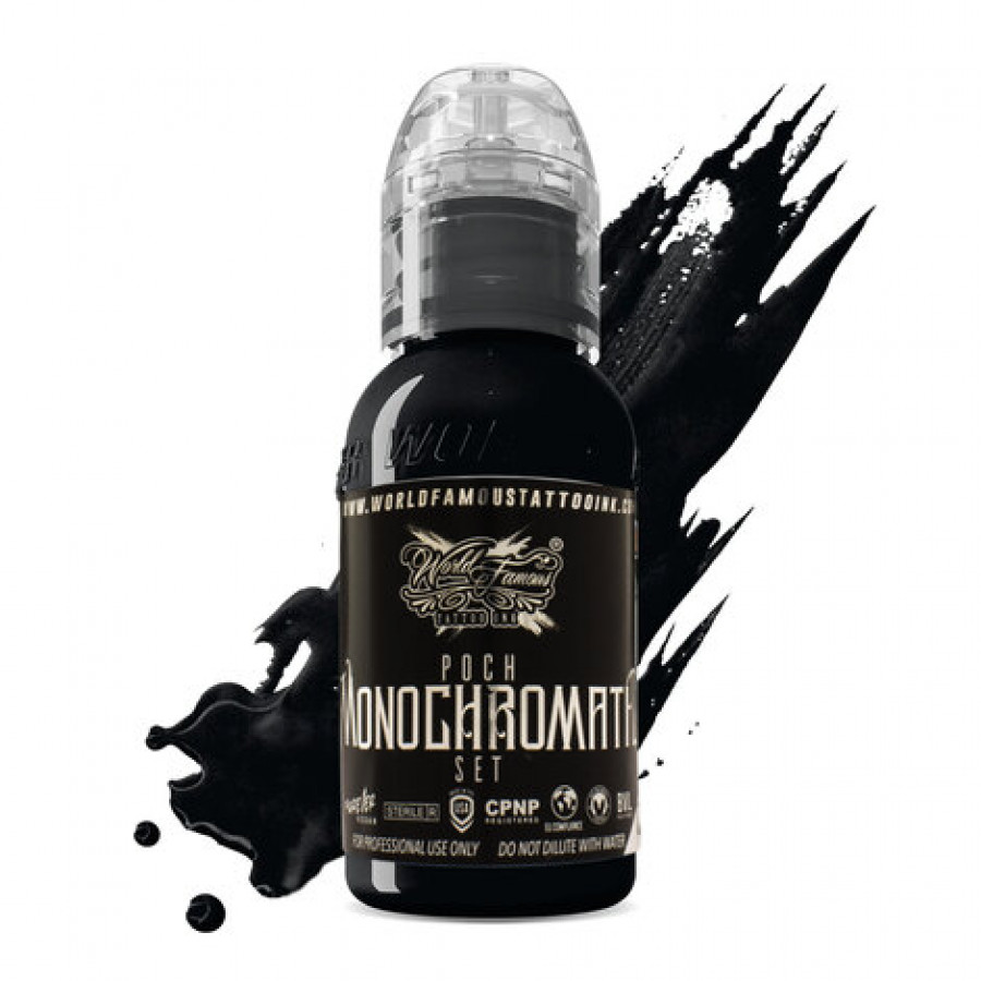 Краска World Famous Tattoo Ink Poch's Monochromatic - 4B